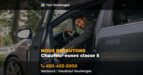 Nous recherchons régulièrement des chauffeur-euses classes 5