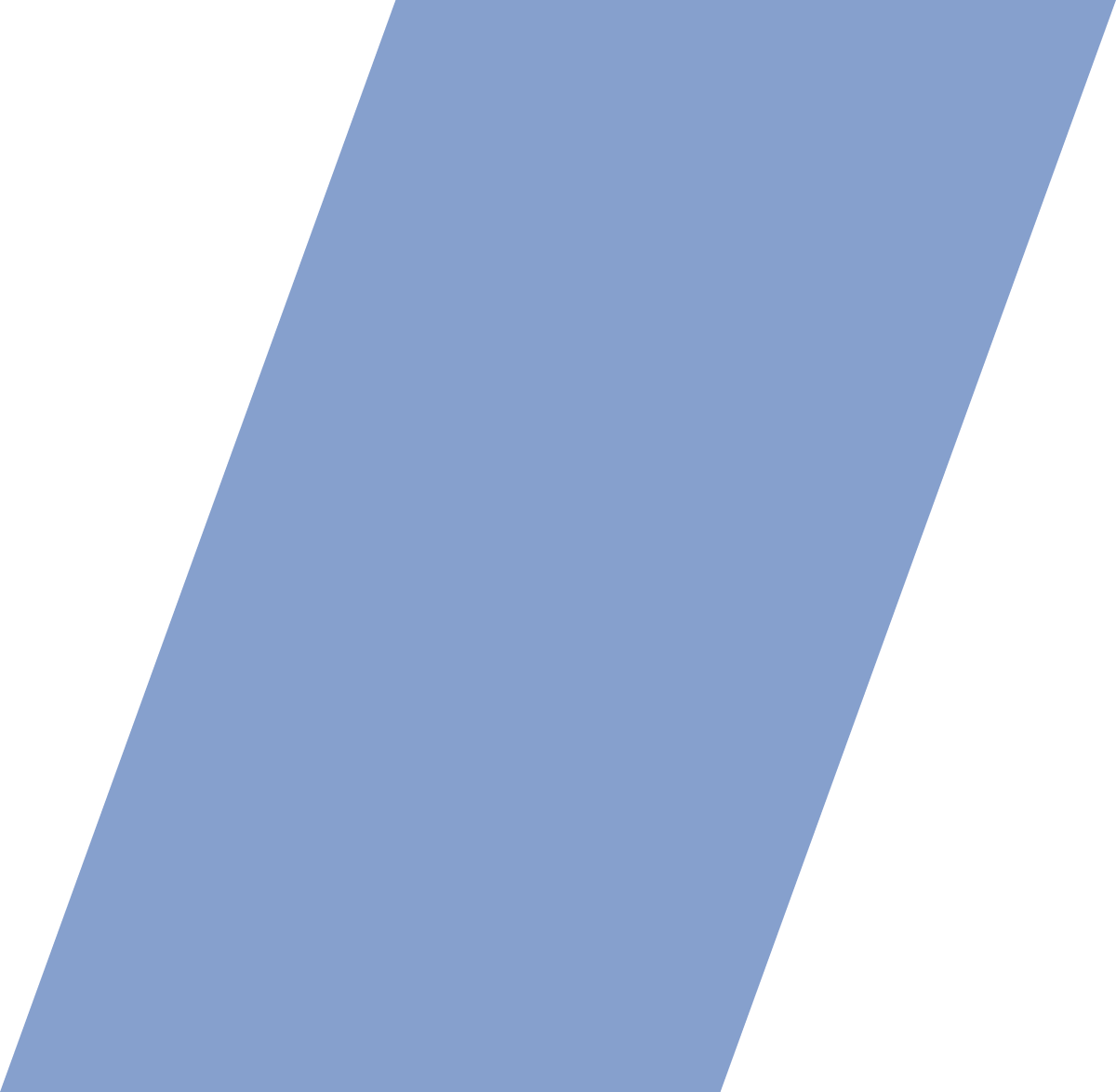 Barre oblique transparente